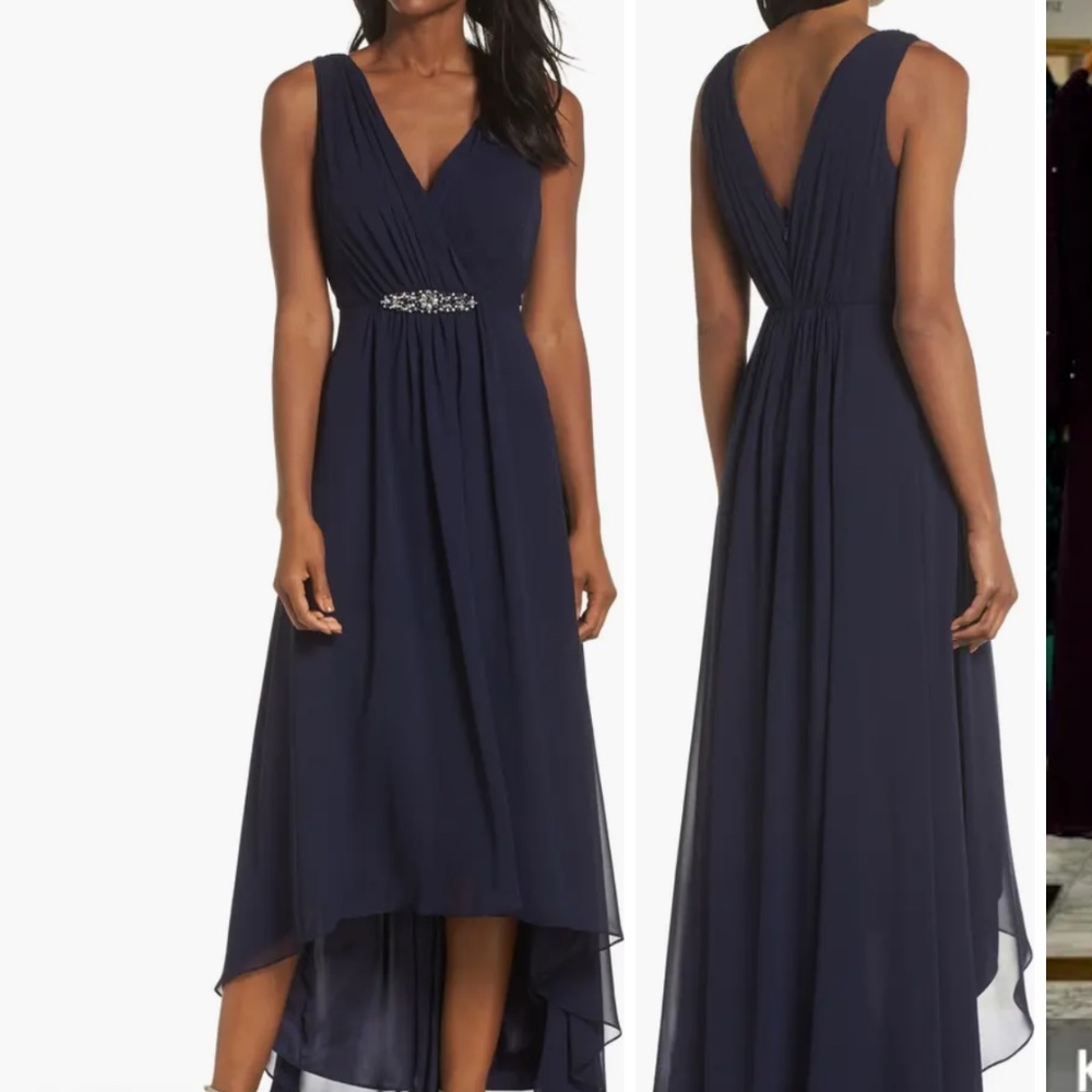 Eliza J Navy Blue Sleeveless Dress Size 12 New